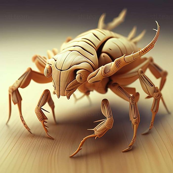 3D model Ixodes rasus (STL)